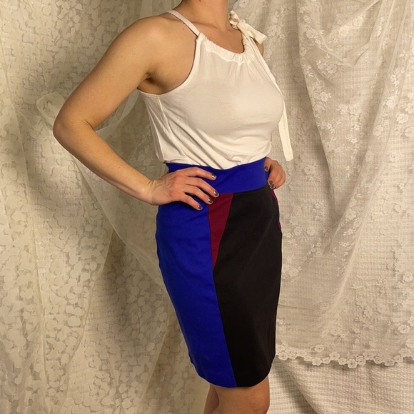 Kensie Colorblock skirt - Picture 3 of 5